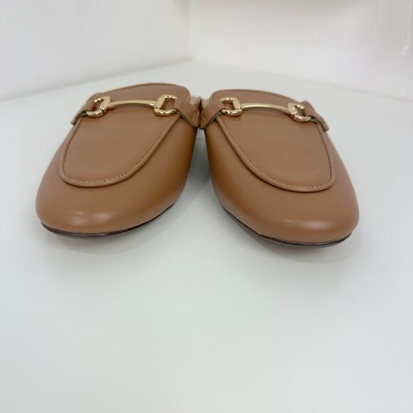 J.Crew Slip On Mules Cedar Wood Tan Classic Preppy Casual Womens US 7 NEW - Picture 14 of 14
